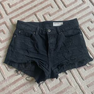 Black Pistola Star Shorts
